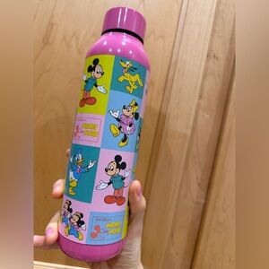 Disney Water Bottle - Mickey Mouse and Friends - Pink